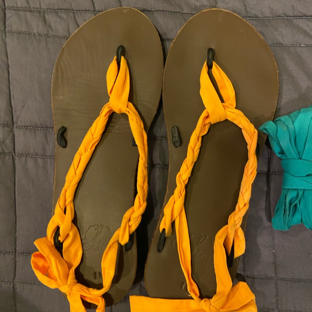 Sseko leather sandals size 11